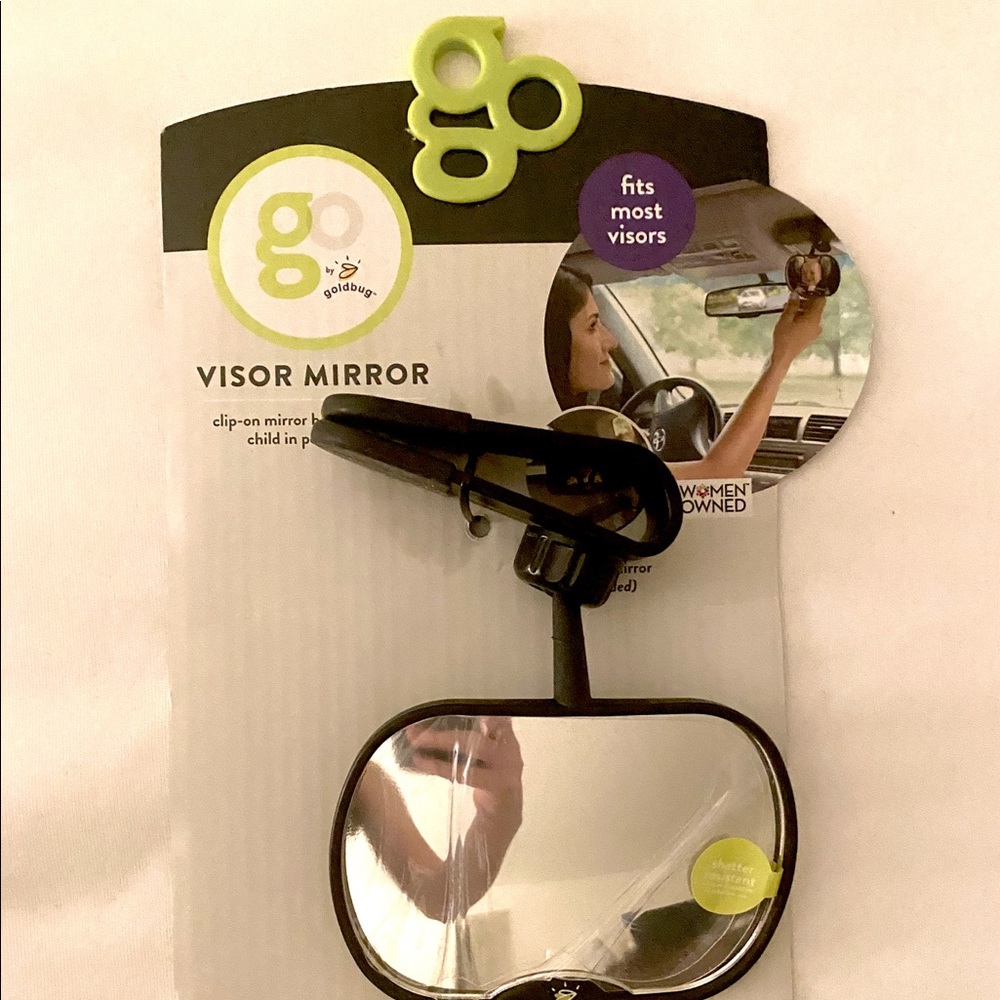 Brand New Go by Goldbug Visor Mirror NWT